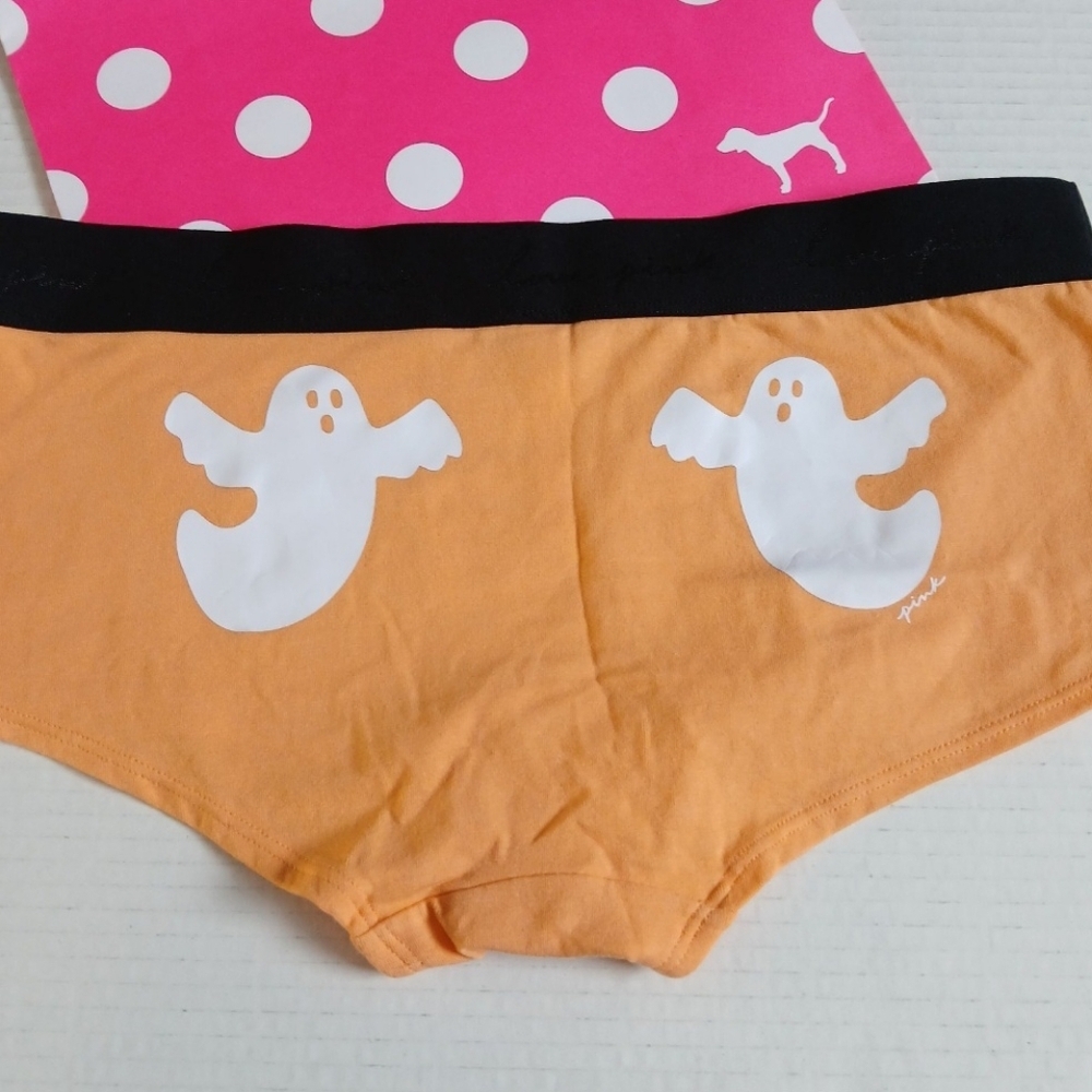 Victoria's Secret PINK Halloween Boyshort Panties Size Large